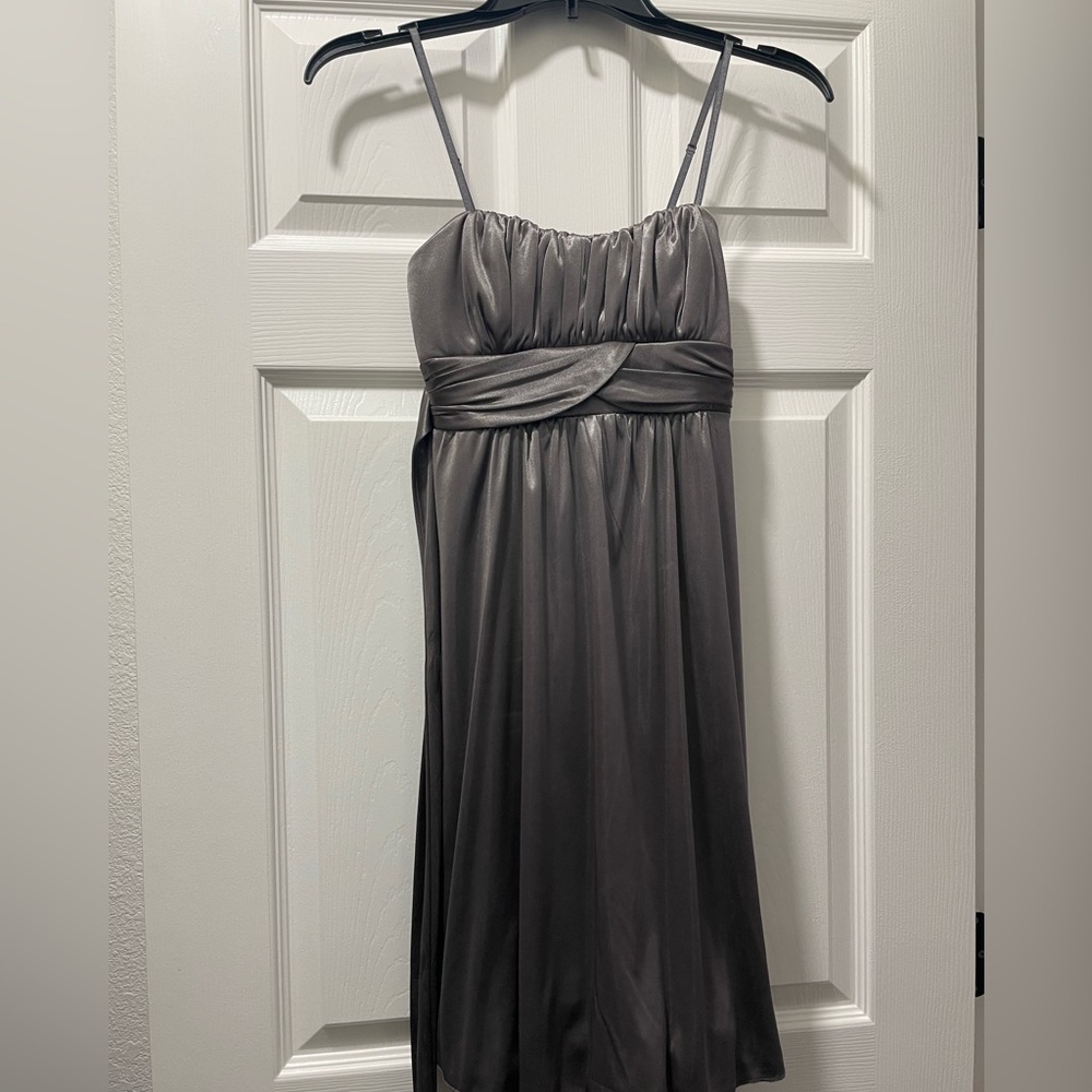 Ruby Rox Charcoal Gray Dress with Mymichelle Bolero